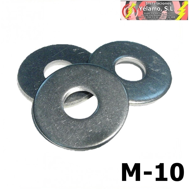 ARANDELAS ALA ANCHA MÉTRICA 10 (1 unidad)