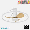 VENTILADOR DC OPORTO 46W BLAN/HAYA 3ASP.66D 4600LM 3000-4000-6500K 6VEL REMOT,TEMPO,3INT.RG