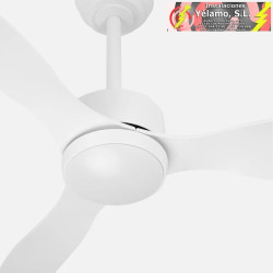 VENTILADOR DC SERPA 24W BLANCO 3ASPAS 6VEL 107D 2424 LM 3000-4000-6500K REMOTO+REGULADOR INTENSIDAD+TEMPORIZADOR+MEMORIA