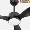 VENTILADOR DC SERPA 24W NEGRO 3ASPAS 6VEL 107D 2424LM