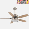 VENTILADOR 30W DC BRAW NIQUEL 5 ASPAS PLATA/HAYA 6VEL. 3 COLORES 106.7D C/REMOTO,MEMORIA Y TEMPORIZADOR 2850LM