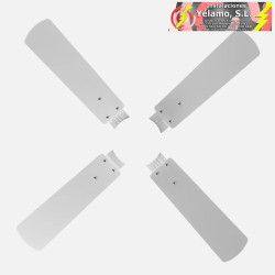 VENTILADOR 18W DC HUPE BLANCO 4ASP.6 VEL.107D REMOTO,MEMORIA Y TEMP.3000-4000-6000K