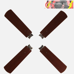 VENTILADOR 18W DC HUPE CUERO 4ASP.6 VEL. 107D REMOTO,MEMORIA Y TEMP.3000-4000-6000K