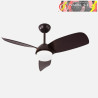 VENTILADOR 24W DC HAUR MARRON 3ASP.6 VELOC.107D 2TIJAS C/REMOTO,MEMORIA Y TEMP.3000-4000-6000K