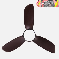 VENTILADOR 24W DC HAUR MARRON 3ASP.6 VELOC.107D 2TIJAS C/REMOTO,MEMORIA Y TEMP.3000-4000-6000K
