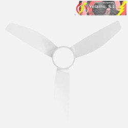 VENTILADOR DC JARAMA 20W BLANCO 3ASP.6VELOCIDADES 3000-4000-6500K 2350LM REMOTO,MEMORIA,TEMPERATURA 112D