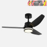 VENTILADOR DC JARAMA 20W NEGRO 3ASP.6VELOCIDADES 3000-4000-6500K 2350LM