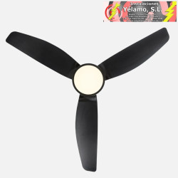 VENTILADOR DC JARAMA 20W NEGRO 3ASP.6VELOCIDADES 3000-4000-6500K 2350LM