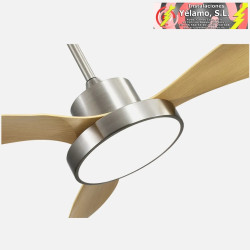 VENTILADOR DC HAYATE 48W 4080LM NIQ/HAYA 3 ASP 39/54X120X120cm 3000-4000-6000K C/REMOTO, MEMORIA Y TEMPORIZADOR