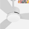 VENTILADOR DC GENIL 24W BLANCO 3ASPAS 6VEL 132D 2424LM 3000-4000-6500K REMOTO+TEMPORIZADOR+MEMORIA
