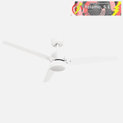 VENTILADOR DC CAPTUS 22W BLANCO 3ASPAS BLANCO/HAYA 132D REG. INTENSIDAD 2180LM 3000K,4000K,6000K REMOTO+TEMPORIZADOR+MEMORIA