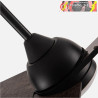 VENTILADOR 22W DC ARGESTES NEGRO 3 ASPAS GRIS 6VELOCIDADES 3COLORES 2180LM 132D C/REMOTO, MEMORIA Y TEMPORIZADOR