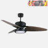 VENTILADOR DC CROSS 30W NEGRO 3 ASPAS GRIS/ROBLE 6VEL. 3 COLORES 3250LM 132D REMOTO,MEMORIA Y TEMPORIZADOR