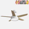 VENTILADOR 25W DC BLANCO LEBECHE 5 ASPAS REV. BLANCA/HAYA 6 VE.. 3000-4000-6000K 132D REMOTO,MEMORIA Y TEMPORIZADOR