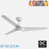 VENTILADOR DC PATRAS 24W BLANCO 3 ASPAS 6 VELOCIDADES 3 COLORES 131,2D 2424LM C/REMOTO, MEMORIA Y TEMPORIZADOR