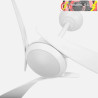 VENTILADOR DC TARENTO 24W BLANCO 3ASPAS 6VEL. 132D 2424LM 3000-4000-6500K REMOTO+REGULABLE INTENSIDAD+TEMPORIZADOR+MEMORIA