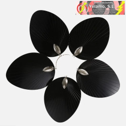 VENTILADOR DC CHAW 24W 2950LM NIQUEL/NEGRO 5ASP.6VEL.132D C/REMOTO,MEMORIA Y TEMPORIZADOR 3000-4000-6000K