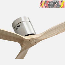 VENTILADOR DC AGUILON NIQUEL 3 ASPAS HAYA 6 VELOCIDADES SIN LUZ REMOTO Y TEMPORIZADOR 132D