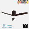 VENTILADOR 20W DC AGUILON MARRON 3 ASPAS ROBLE 6 VELOCIDADES, C/REMOTO, REG.INTENSIDAD, TEMPORIZADOR 30,5X132X132cm
