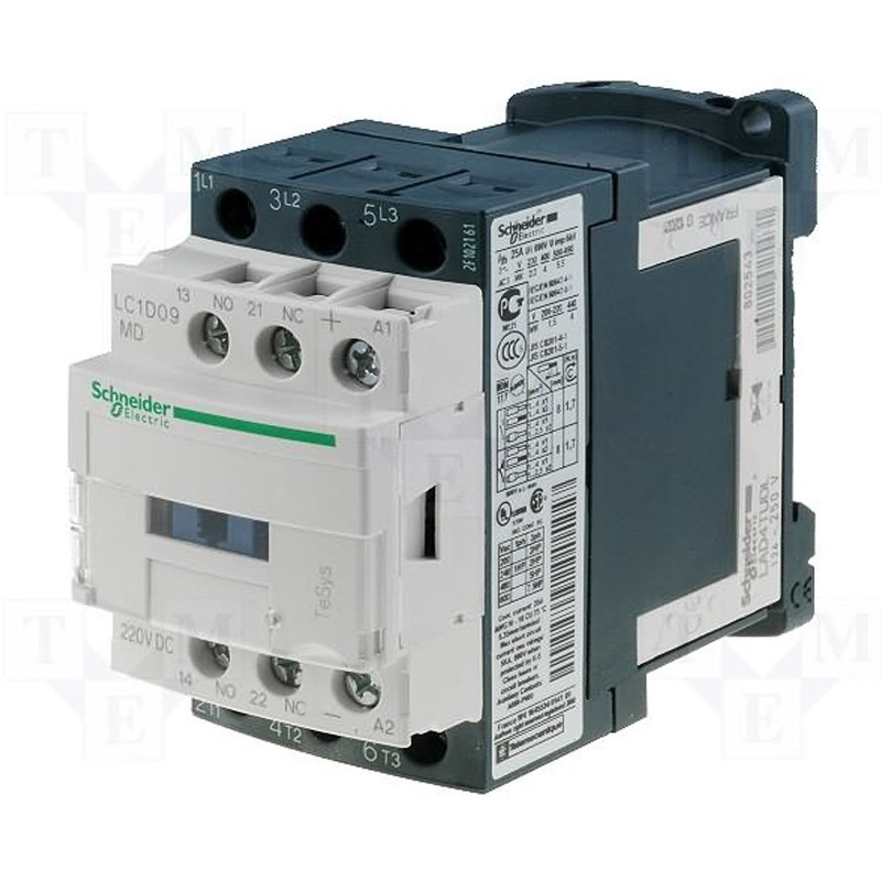 Contactor Telem 400V 4Kw LC1D09V7