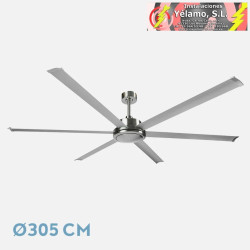 VENTILADOR DC SANSON NIQUEL...