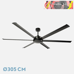 VENTILADOR DC SANSON NEGRO...