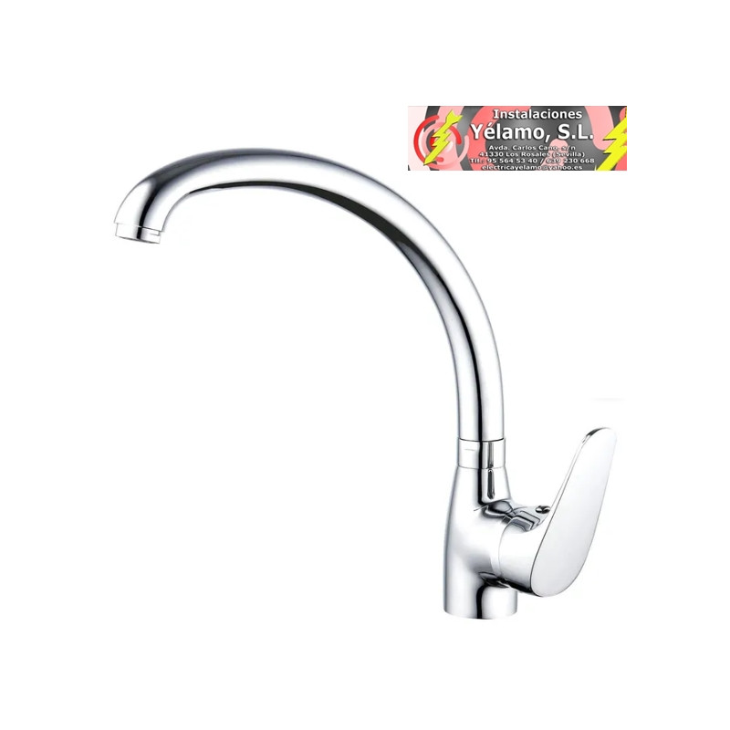 GRIFO FREGADERO JAVA CUELLO ALTO VERTICAL