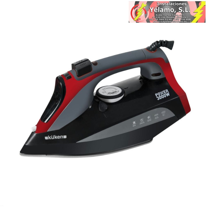 PLANCHA VAPOR 3000W SUELA INOXIDABLE
