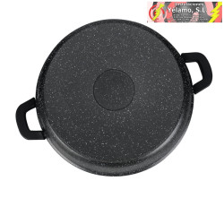 CACEROLA ALTA 24cm PIEDRA MÁRMOL ALUMINIO