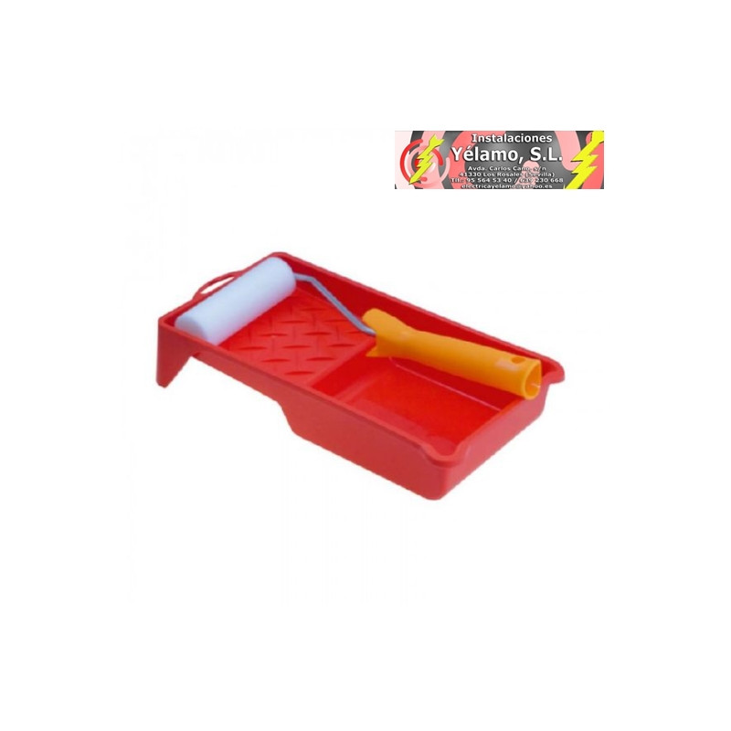 CUBETA DE PLÁSTICO PEQUEÑA + RODILLO