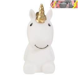 LÁMPARA LED NOCTURNA DECORATIVA UNICORNIO (PILAS INCLUIDAS)
