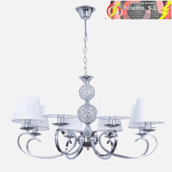 LÁMPARA ORDÓÑEZ 8XE14 CROMO...