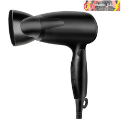 SECADOR DE PELO VIAJE 1200W NEGRO