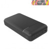 POWER BANK 3000 mAh NEGRO PLATINET