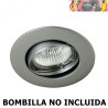 FOCO DICROICO CROMO MATE BASCULANTE REDONDO NU-0307