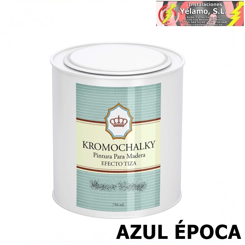 PINTURA MADERA AZUL ÉPOCA EFECTO TIZA 750ml
