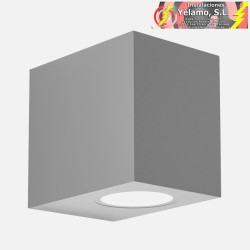 APLIQUE EXTERIOR ALCE 1xGU10 GRIS IP44 8x7x9cm