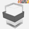 APLIQUE EXTERIOR 8W 3000K TUCÁN GRIS IP44 500LM 13,3x9,5x10,5cm