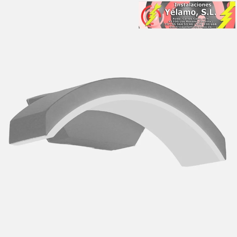 APLIQUE EXTERIOR 12W 3000K KOALA GRIS IP65 11,1x27,4x8,2cm 600LM