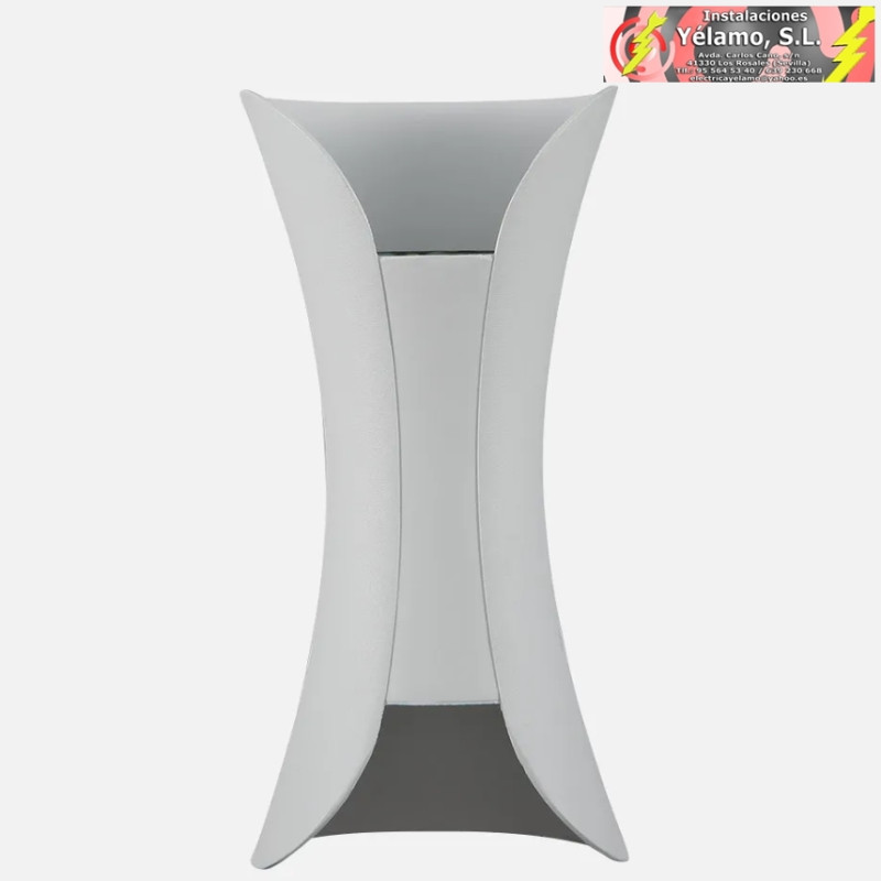 APLIQUE BARREDOR DE PARED 10W 4000K DICKENS BLANCO 950LM 20x10x9cm IP65 ALUMINIO