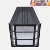 APLIQUE EXTERIOR ALUMINIO ACRUX 1xE27 NEGRO IP23 24x20x11,5cm