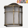 APLIQUE EXTERIOR ALUMINIO BELLATRIX 1xE27 NEGRO/ORO 25x11x19,5cm IP44