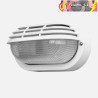 APLIQUE EXTERIOR OVALADO CANOPUS PEQUEÑO 1xE27 POLICARBONATO BLANCO 10x20,5x11,5cm IP44