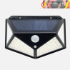 APLIQUE SOLAR 6000K KIRA NEGRO 450LM IP65 9,5x13,5x5cm SENSOR DE MOVIMIENTO CREPUSC.