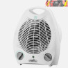 TERMOVENTILADOR ELÉCTRICO CANDIL 2000W BLANCO TERMOSTATO REG. 2 POTENCIAS 3 FUNCIONES, SIST. SEGURIDAD 29,5x21,9x13,1cm