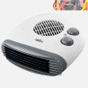 TERMOVENTILADOR ELÉCTRICO TORIL/GRATO 2000W BLANCO HORIZONTAL 2 POTENCIAS 3 FUNCIONES TERMOST.REG. 12x26x26cm