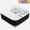 TERMOVENTILADOR ELÉCTRICO ESTILO 2000W BLANCO HORIZONTAL 2POTENC. 3FUNCIONES TERMOST.REG. 11,5x26x26cm