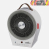 TERMOVENTILADOR ELÉCTRICO 2 EN 1 MARAJÁ 2000W BLANCO/GRIS 2POTENCIAS 4FUNCIONES DISPLAY TEMPORIZADOR 32x27x21cm