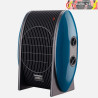 TERMOVENTILADOR DESIERTO 2000W AZUL 2POTENCIAS 3FUNCIONES TERMOSTATO REGULABLE SEGURO 31x25x14cm