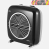 TERMOVENTILADOR ELÉCTRICO VICENZA 2000W NEGRO/GRIS TERMOST.REG. 2POTENCIAS 3FUNCIONES SIST.SEG. 28x27,5x14,5cm